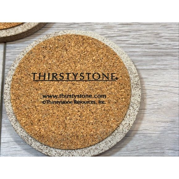 Thirstystone "Dragonfly" 4-Pack Natural Sandstone Coasters - Picture 8 of 10